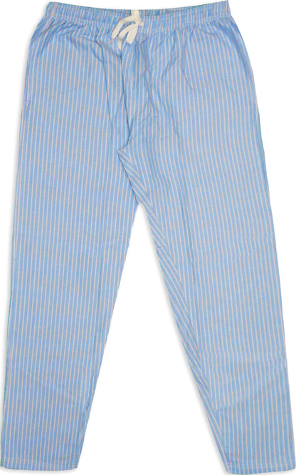 Zigster Polycotton Woven Plaid Flannel s Pyjama Bottoms for Men - BLUE