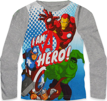 Marvel Avengers Cotton Long Sleeve Pyjama Set for Kids