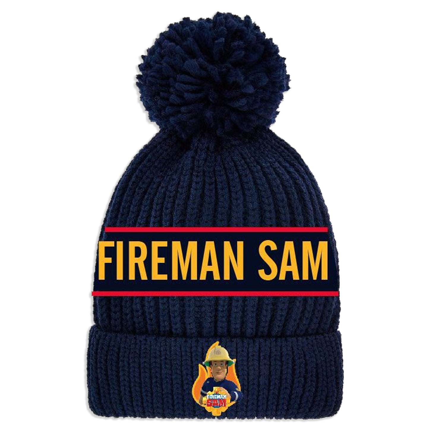 Fireman Sam Acrylic Winter Beanie for Kids
