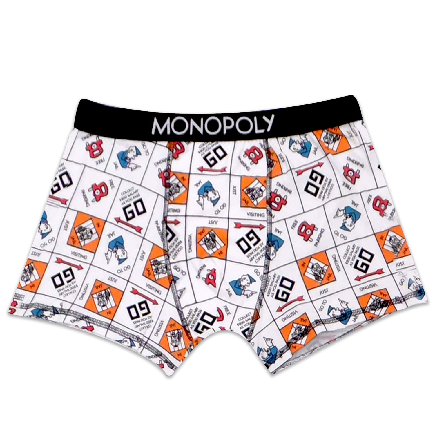 Monopoly Men s Underwear Boxers Cotton White Shoppe N Smile