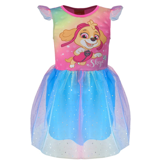 Paw Patrol Girls Summer Dress with Tulle