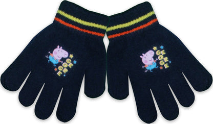 Peppa Pig George Kids Winter Acrylic Gloves