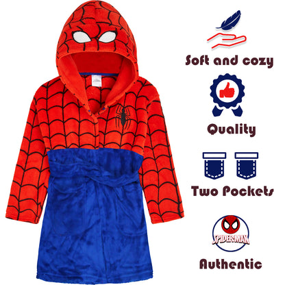 Marvel Spider-Man Fleece Gown for Kids