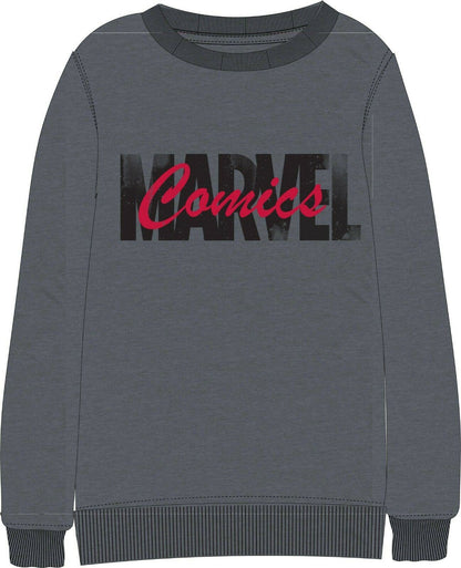 Marvel Comics Men's Women Fleece Brushed Long Sleeve Sweatshirt Jumper Sweat