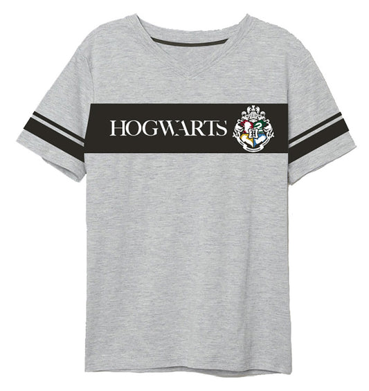 Official Harry Potter Men's Cotton T-shirt Top Tee Short Sleeve V-neck