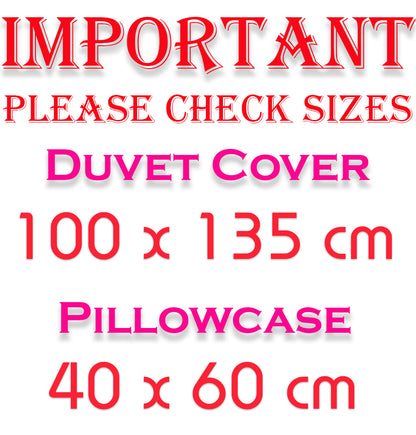 Minnie Mouse COT BED Duvet Cover Set Quilt Covers Bedding Sets 100 x 135 cm + 40 x 60 cm