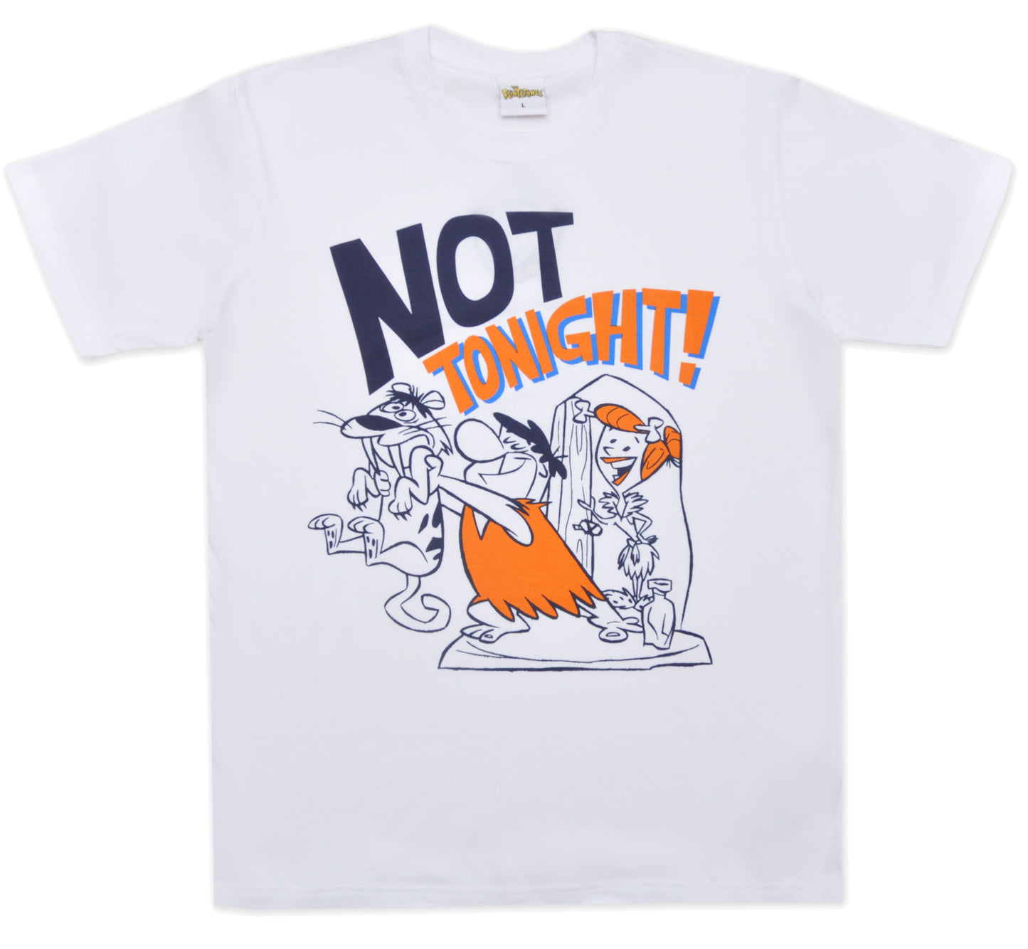 The Flintstones Men's Short Sleeve T-shirt Top gift for Husband Cotton