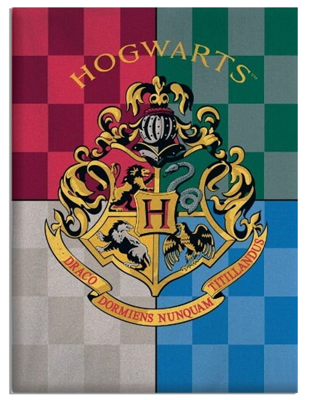 Authentic Harry Potter 100% Polyester Fleece Blanket Large Size 100 x 140 cm