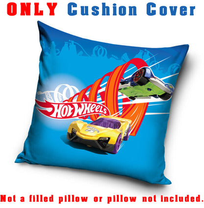 Hot Wheels Square Cushion cover Pillow case 40x40 CM 100% Polyester