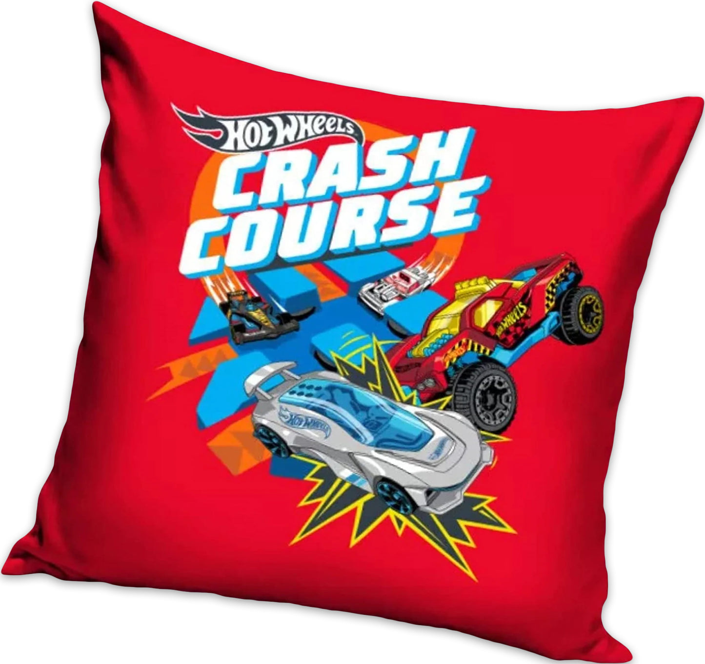 Hot Wheels Square Cushion cover Pillow case 40x40 CM 100% Polyester