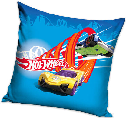 Hot Wheels Square Cushion cover Pillow case 40x40 CM 100% Polyester