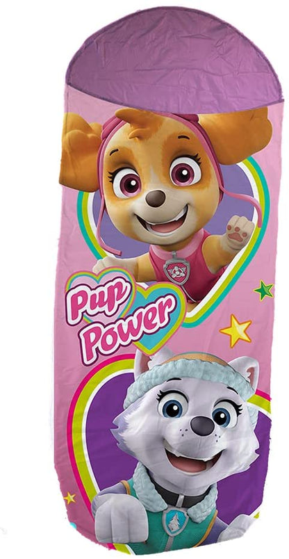 Paw Patrol Pink Sleeping Bag 140 + 30 x 70 cm with Stella and Everest