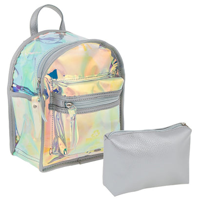 Transparent Clear backpack Girls Women's Shoulder bag 22x17x11 CM