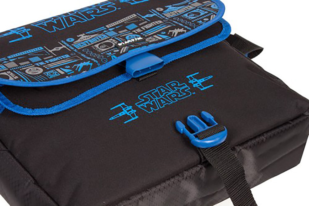 Star Wars Messenger shoulder Bag Graphics print Blue Black 35x28x9 CM