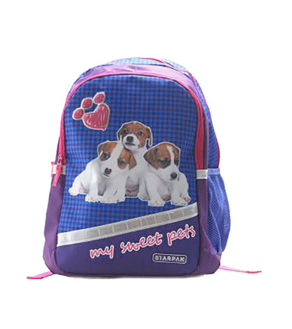 Kids Boys Girls Cute Pet Animals Dogs School Bag Backpack 41 x 31 x 21 cm