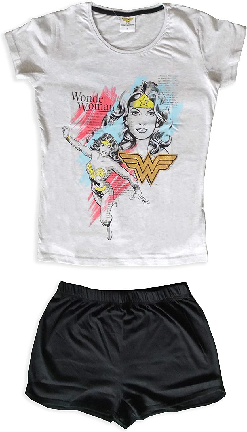 Wonder Woman Women's Short Pyjama Set Cotton