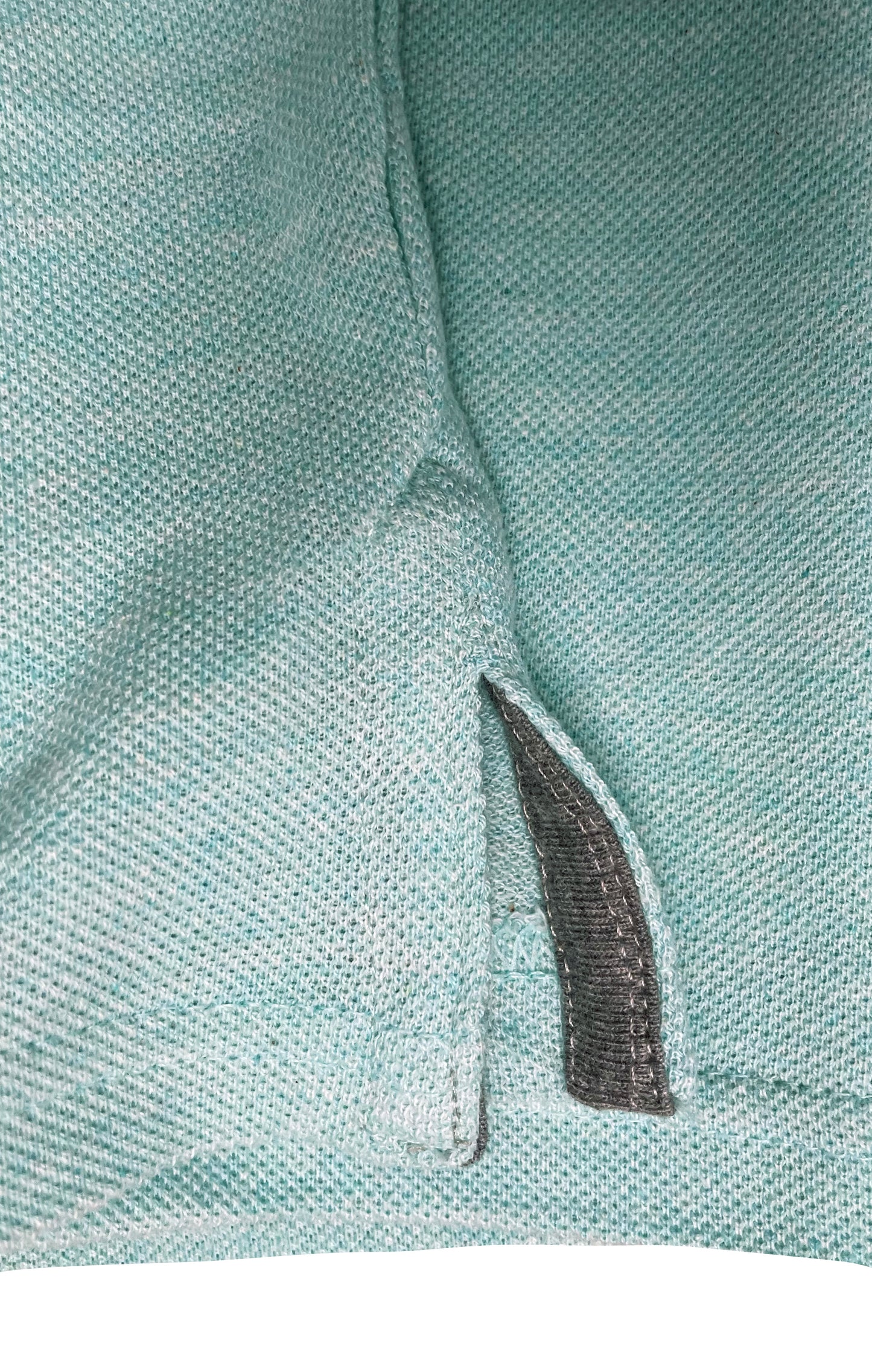 Zigster Men's Short Sleeve Polo shirt Light Cotton blend woven material Pink and Green