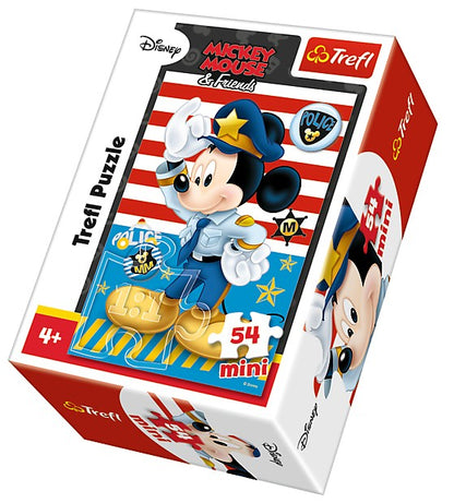 Mini Puzzle Small Trefl Minnie Mickey Daffy Daisy puzzle 20x13 cm 54 pcs