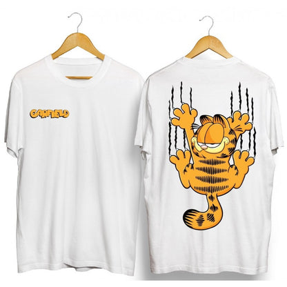 Garfield Men's Short Sleeve T-Shirt Tee 100% Cotton